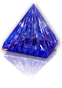 Pyramide bleue