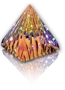 Pyramide multicolore